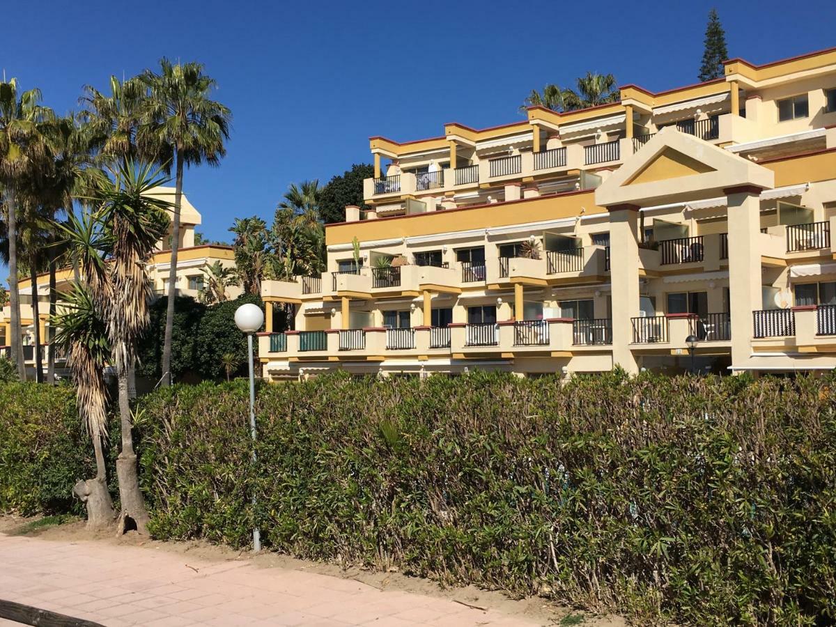 Estudio primera Linea 50 mtrs playa. Fibra 600Mb Marbella Exterior foto